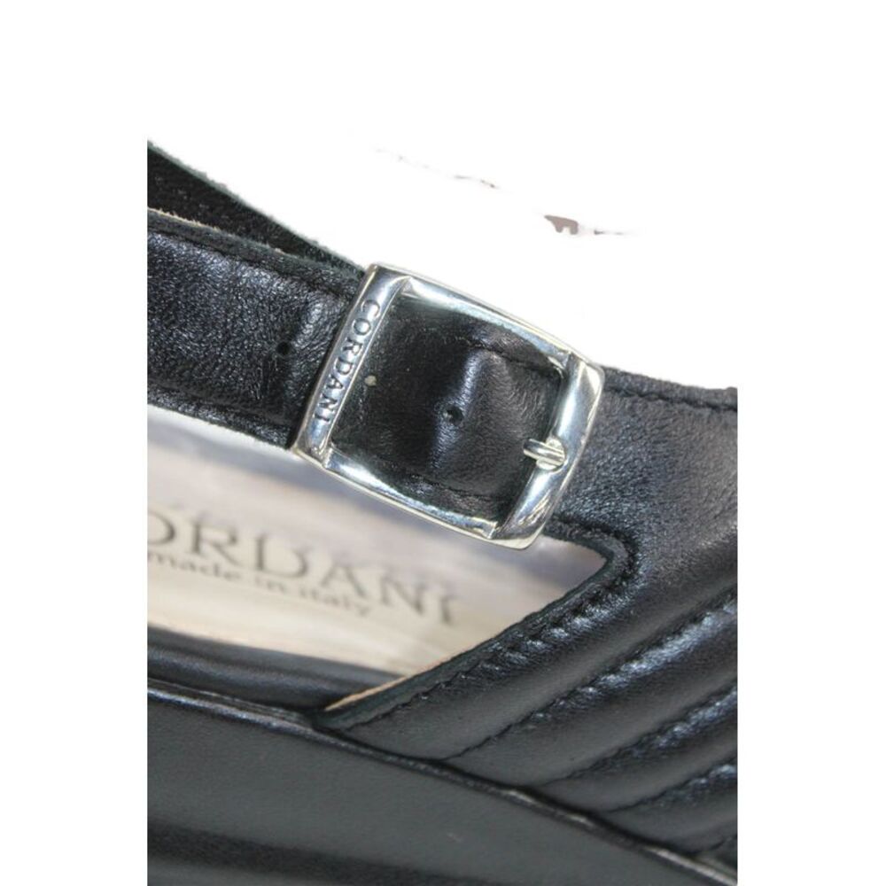 Cordani Womens Open Toe Criss Cross Slingback Platform Sandals Black Size EUR 40 - Picture 5 of 6